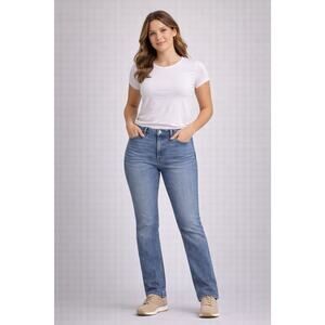 Hollister Jeans Womens 10R Light Blue Low Rise Baggy Wide Leg Denim 100% Cotton